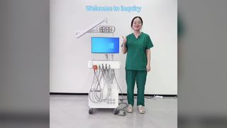 وحدة معالجة الأسنان مزودة بكاميرا داخل الفم وضوء فحص LED قابل للتعديل ونظام كمبيوتر يعمل بنظام Windows