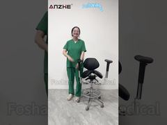 دليل تشغيل مقعد السرج المنفصل المريح AZ-ST08 | كرسي طبي قابل للتعديل لطب الأسنان والطبيب البيطري