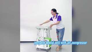 وحدة دنت محمولة بتصميم جديد مزودة بضاغط هواء