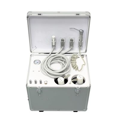 Mini Luggage Design Portable Dental Unit With Air Compresor Portable Air Turbine Unit