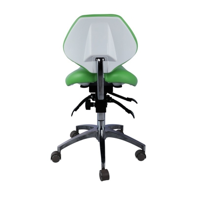 كرسي طبيب الأسنان الفريدة من نوعها اللون الأزرق كرسي محل حلاقة مريحة الأسنان