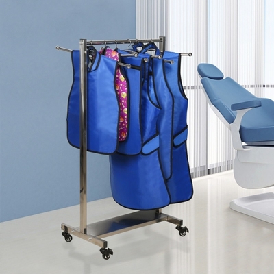 بدلات مقاومة للإشعاع من الرصاص الطبي 0.35 مم بلون أزرق، مئزر رصاص لأشعة الأسنان