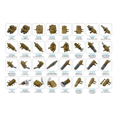 مادة النحاس صمام كرسي الأسنان مصنع فوشان وحدة الأسنان وقطع الغيار