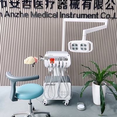 جهاز محاكاة الأسنان نظام التدريب على طب الأسنان جهاز محاكاة الأسنان رأس وهمي مع عربة علاج لتدريس كليات طب الأسنان