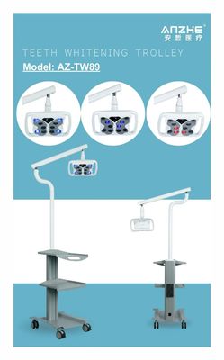 آلة تبييض الأسنان آلة إزالة بقع الأسنان مصباح تبييض الأسنان LED مع عربة متنقلة