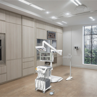 وحدة توصيل أسنان متطورة مع ضوء تشغيل LED على شكل فراشة وعربة أسنان متنقلة لعيادة الأسنان ووحدة أسنان محمولة