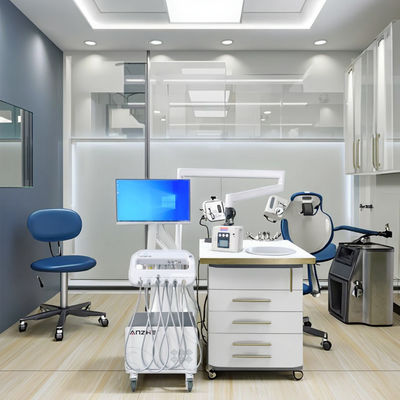 مصنع الأسنان المهنية عربة الأسنان المتنقلة 220 فولت وحدة تسليم الأسنان مع الكاميرا الفموية وحدة العلاج الأسنان المحمولة