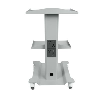 عربة أدوات طبية للمستشفى 3 أرفف تصميم ملون لعربة أدوات طب الأسنان تستخدم في صالون التجميل عربة متنقلة