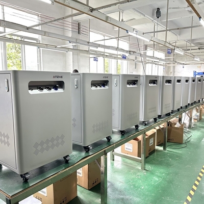 ضاغط أسنان معتمد من ISO، ضاغط هواء محمول خالٍ من الزيت مع خزانة صامتة، لون رمادي، ضاغط صامت مع صندوق