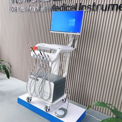 طاولة عمل أسنان متنقلة لمعدات العلاج البيطري العناية بأسنان الحيوانات عربة أسنان متنقلة