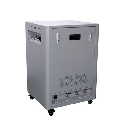 ضاغط هواء صامت خالٍ من الزيت للعيادات المتنقلة مع خزانة عازلة للصوت، مضخة تفريغ هواء للأسنان بقدرة 550 واط