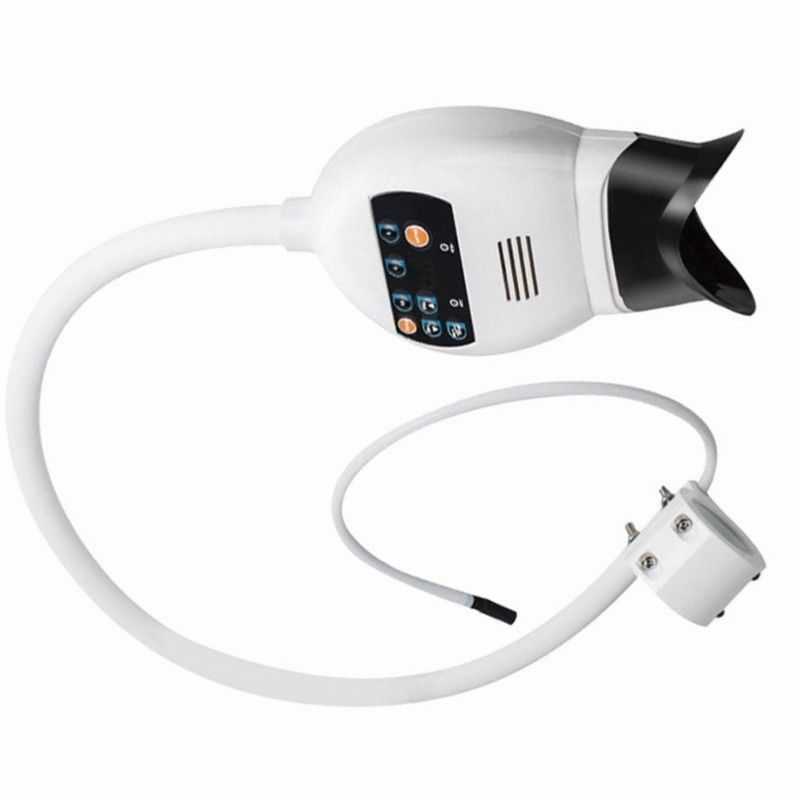 كرسي أسنان مثبت ضوء تبييض الأسنان 8 مصباح LED آلة تبييض الأسنان لعيادة الأسنان