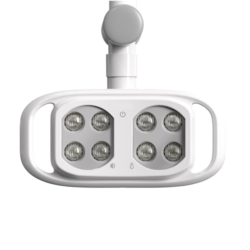 مصباح الكرسي الأسناني بدون ظلال مخصص 8 عيون وحدة الأسنان مصباح LED مع جهاز استشعار