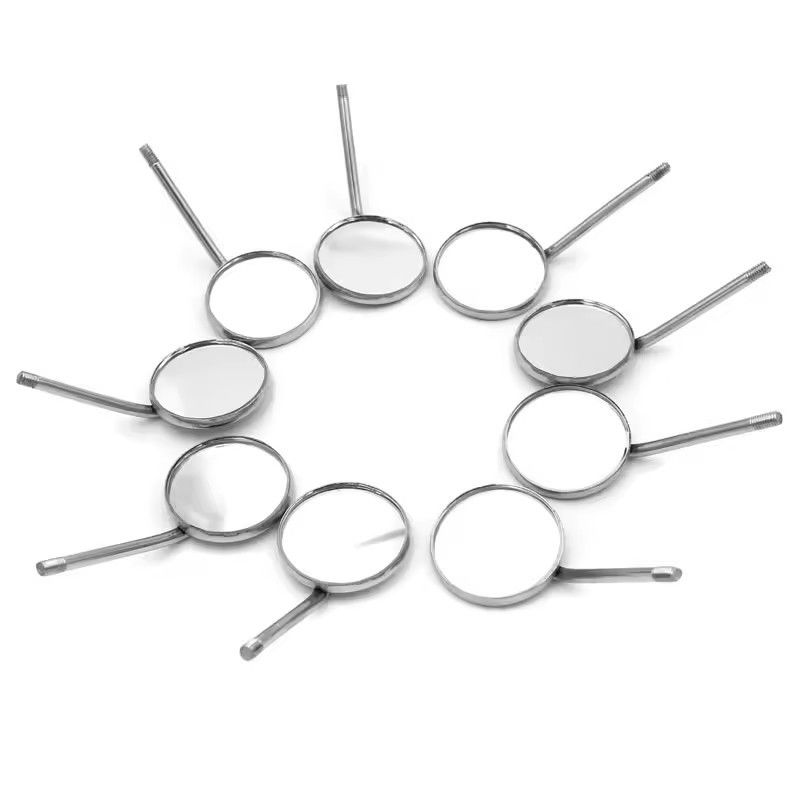 مرآة فم الأسنان المضادة للضباب، أداة طبيب الأسنان، مرآة عادية، ستانلس ستيل، عاكسات فموية، قابلة للتعقيم في الأوتوكلاف