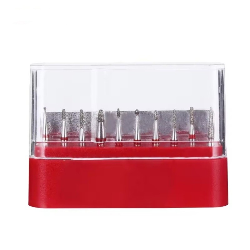 طقم طب الأسنان للأطفال بحجم صغير، أقراص ماسية للأسنان للأطفال، أداة تلميع الأسنان