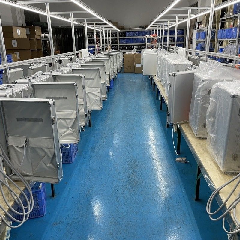 أداة وظيفية لطبيب الأسنان وحدة توصيل أسنان متنقلة تصميم حقيبة سفر وحدة أسنان محمولة مع ضاغط هواء 550 واط