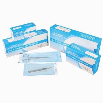 سعر جيد Different Size Sterilization Pouch Bags Disposable Dental Self Seal Sterilization Pouch الانترنت