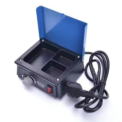 سعر جيد وعاء تسخين الشمع بـ 3 فتحات، وعاء شمع مختبر الأسنان، 13.5 × 12.8 × 5.3 سم الانترنت