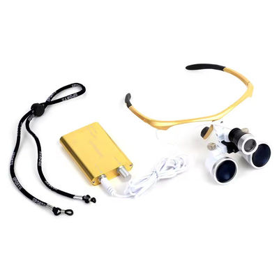 زجاج مكبر جراحي لاسلكي مع مصباح رأس LED