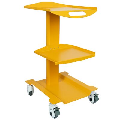 سعر جيد الصلب المقاوم للبرد المصنع المباشر للأسنان عربة الأدوات المتنقلة ثلاثية الطبقات الأسنان مع العجلات الصلب المقاوم الانترنت