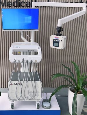 سعر جيد مصنع مباشر 550W قوة عربة طب الأسنان البيطرية مع 38DB الضوضاء و 0.8Mpa ضغط عربة علاج الأسنان الحيوانات الأليفة المحمولة الانترنت