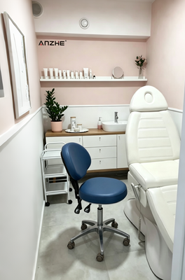 European Ergonomic Dental Stool with Adjustable Height and 360 Degree Rotation for Modern Clinics